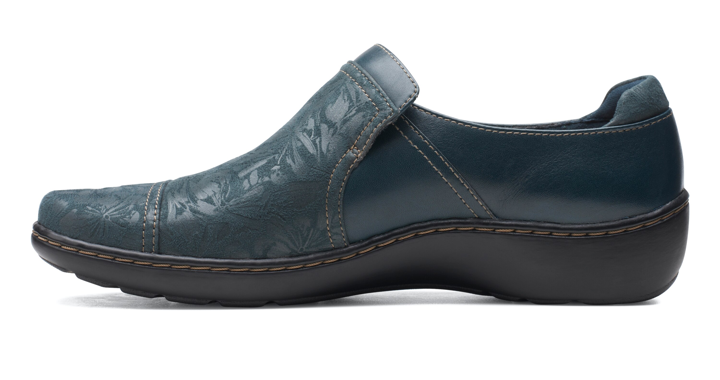 clarks cora poppy navy