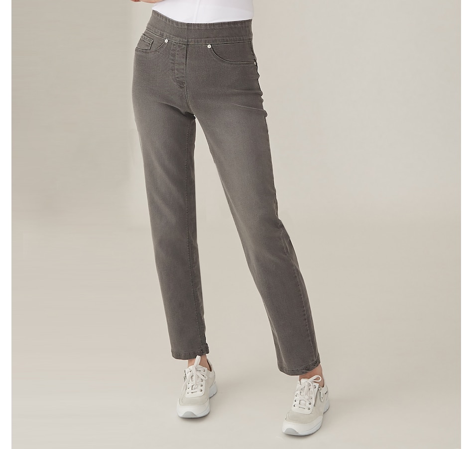 Image 485907_GRY.jpg, Product 485-907 / Price $9.33, Bellina Straight Leg Jean from Bellina on TSC.ca's Fashion department