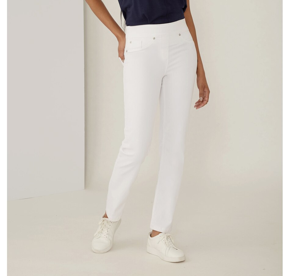 Image 485907_WHT.jpg, Product 485-907 / Price $9.33, Bellina Straight Leg Jean from Bellina on TSC.ca's Fashion department