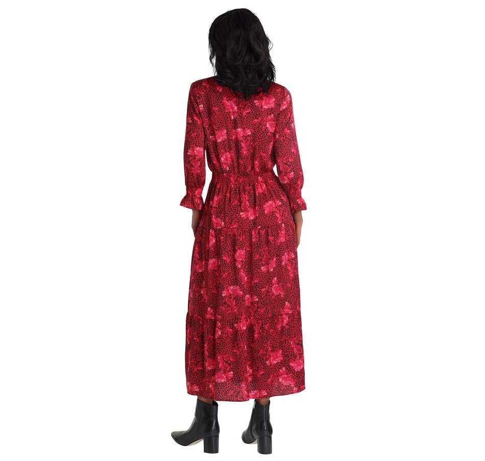 Image 485935_ALTMORE2.jpg, Product 485-935 / Price $34.33, Gigi Parker Washed Satin Maxi Peasant Dress from Gigi Parker on TSC.ca's Fashion department