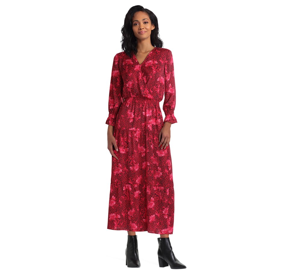 Image 485935_RFR.jpg, Product 485-935 / Price $34.33, Gigi Parker Washed Satin Maxi Peasant Dress from Gigi Parker on TSC.ca's Fashion department