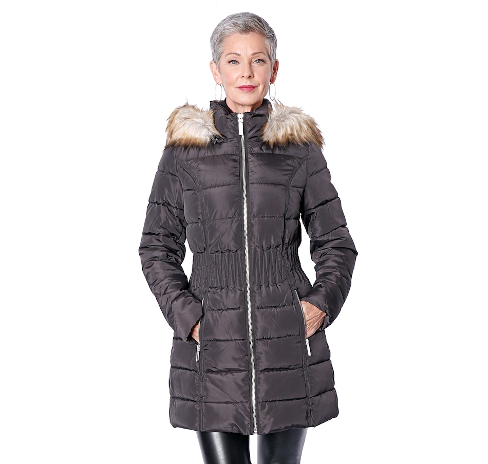 Image 485957_CHR.jpg, Product 485-957 / Price $109.33, Laundry by Shelli Segal Puffer with Zig Zag Waist from Laundry by Shelli Segal on TSC.ca's Fashion department