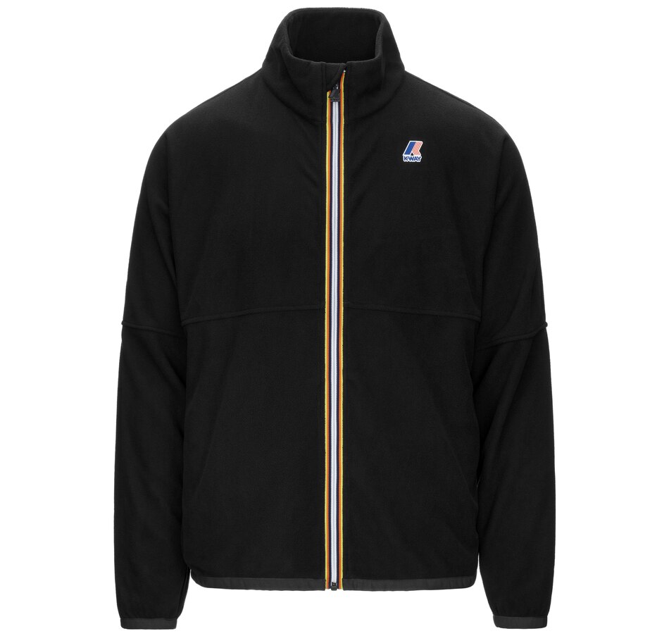 Image 486030_BLK.jpg, Product 486-030 / Price $49.33, Kway Le Vrai 2.1 Amiable Arnas Full Zip Sweatshirt from K-Way on TSC.ca's Fashion department