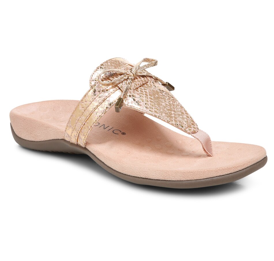 Image 486211_PNK.jpg, Product 486-211 / Price $49.33, Vionic Amaya Toe Post Sandal from Vionic on TSC.ca's Clothing & Shoes department