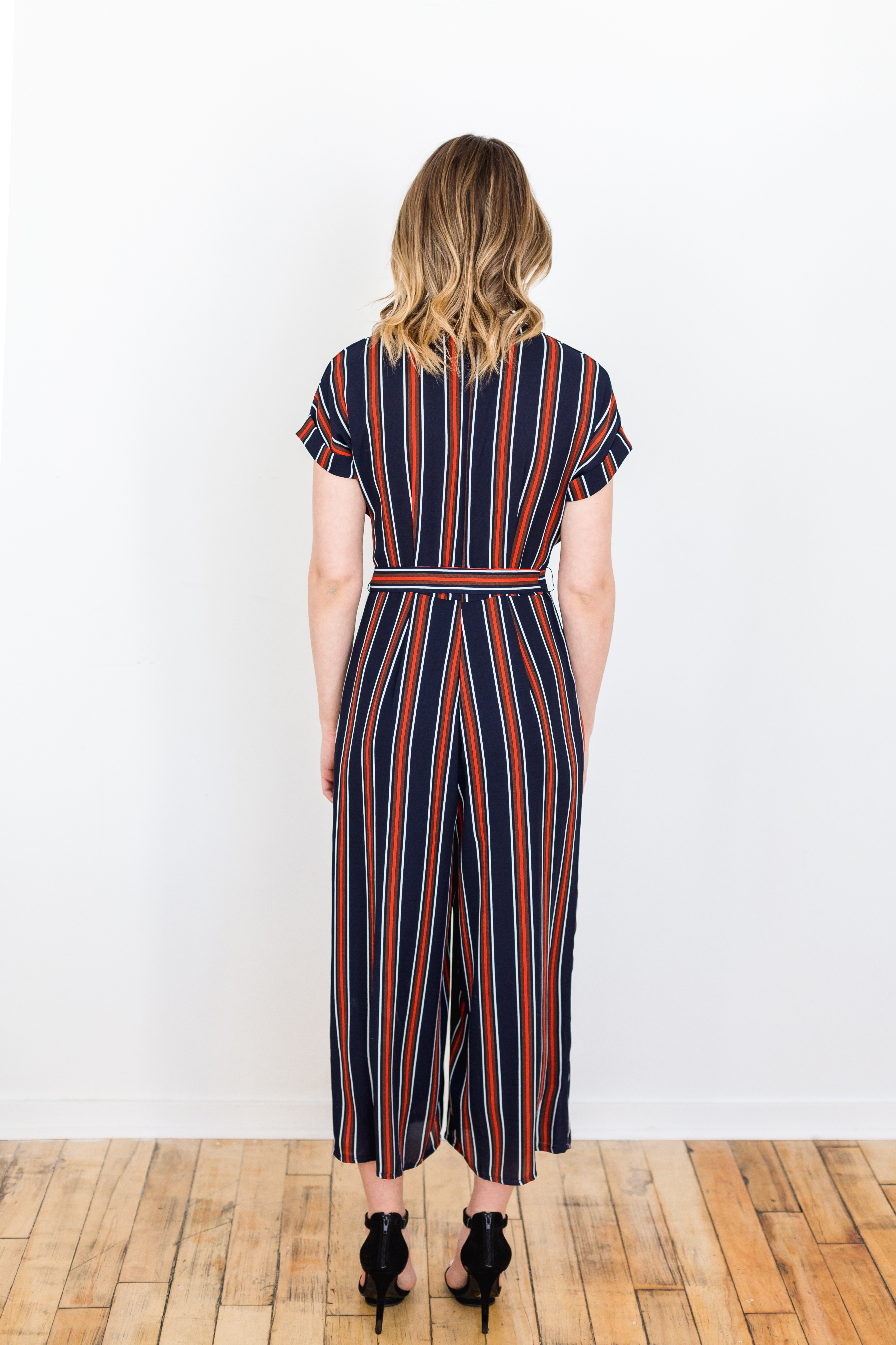 Nado Multi Colour Striped Flared Jumpsuit - TSC.ca