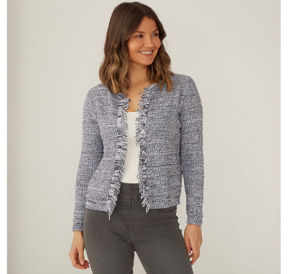 Image 486290_GRY.jpg, Product 486-290 / Price $44.33, Parkhurst Annie Open Front Cardigan from Parkhurst on TSC.ca's Fashion department