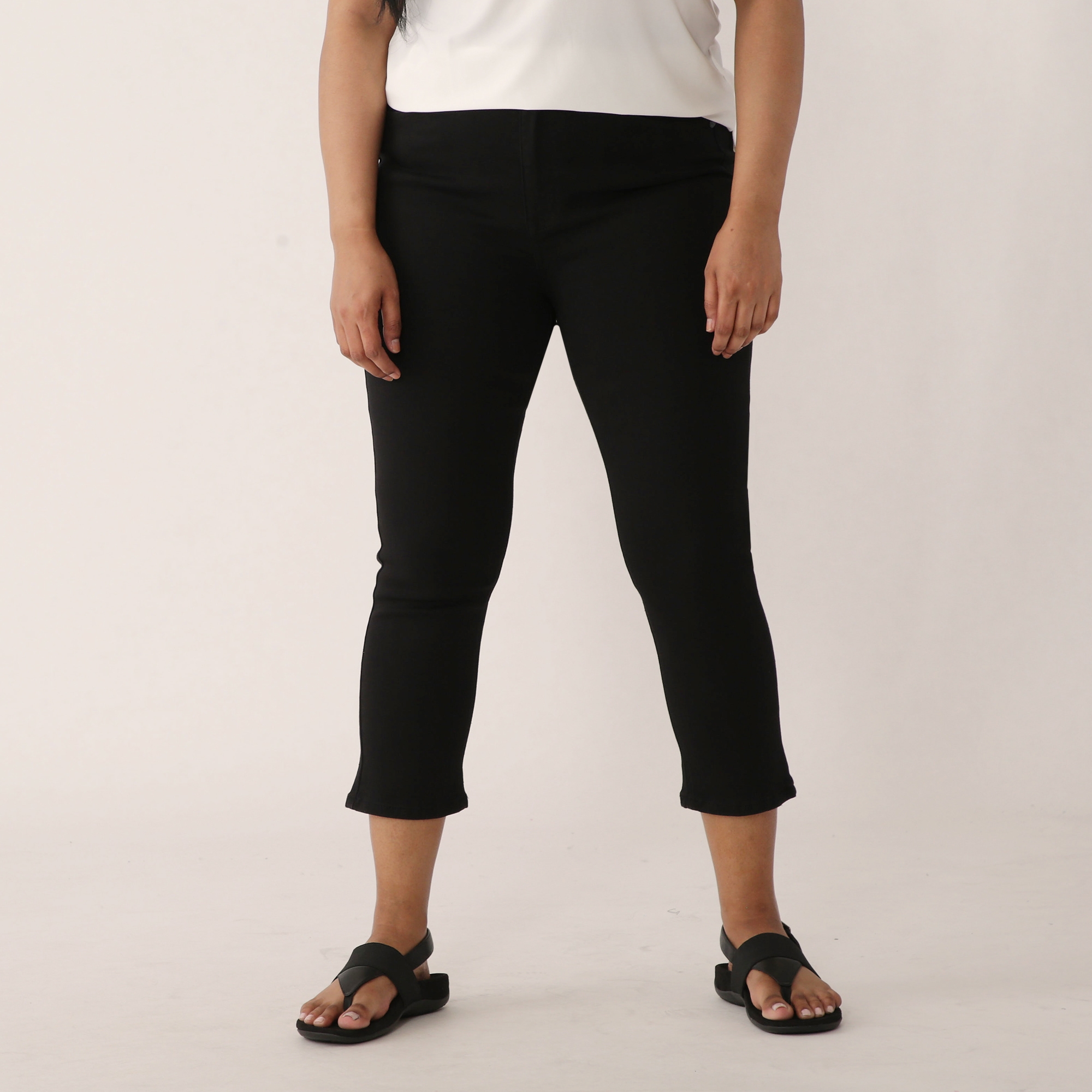 dg2 virtual stretch cropped jeans