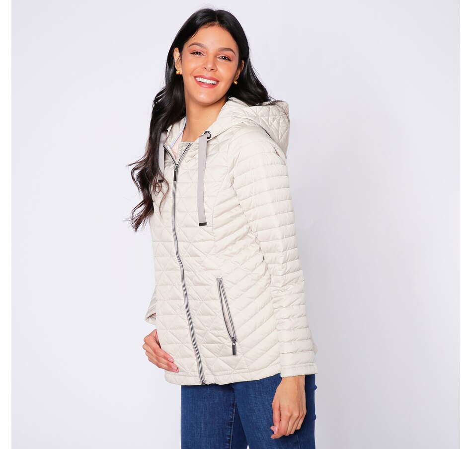 tsc.ca Nuage Ladies Lightweight Quilted Hooded Jacket with Recycled