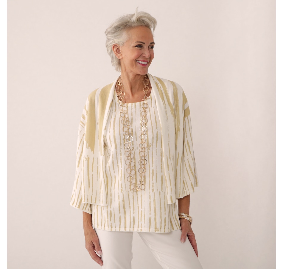 Image 486354_ALM.jpg , Product 486-354 / Price $44.33 , MarlaWynne Printed Cardigan from MarlaWynne Fashions on TSC.ca's Clothing & Shoes department