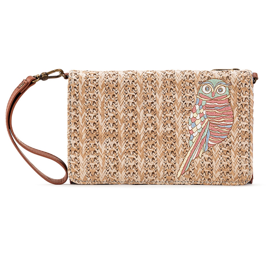 Image 486404_NAT.jpg, Product 486-404 / Price $19.33, The Sak Sakroots Straw Marin Smartphone Mini Crossbody from The SAK Handbags on TSC.ca's Fashion department