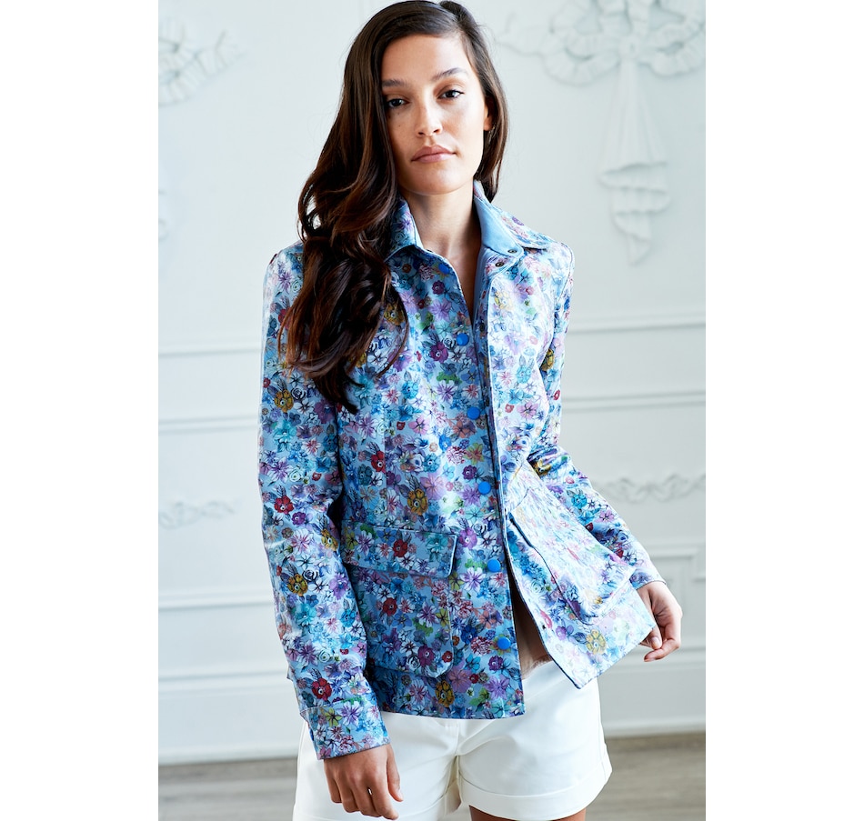 Image 486468_FLO.jpg, Product 486-468 / Price $139.33, Hilary MacMillan Wax Denim Jean Jacket from Hilary MacMillan on TSC.ca's Fashion department