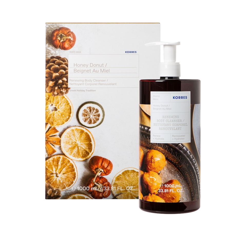 Image 486770.jpg, Product 486-770 / Price $52.00, Auto Delivery - 90-Day Honey Donut KORRES Mega Size Body Cleanser from KORRES Natural Products on TSC.ca's Beauty department