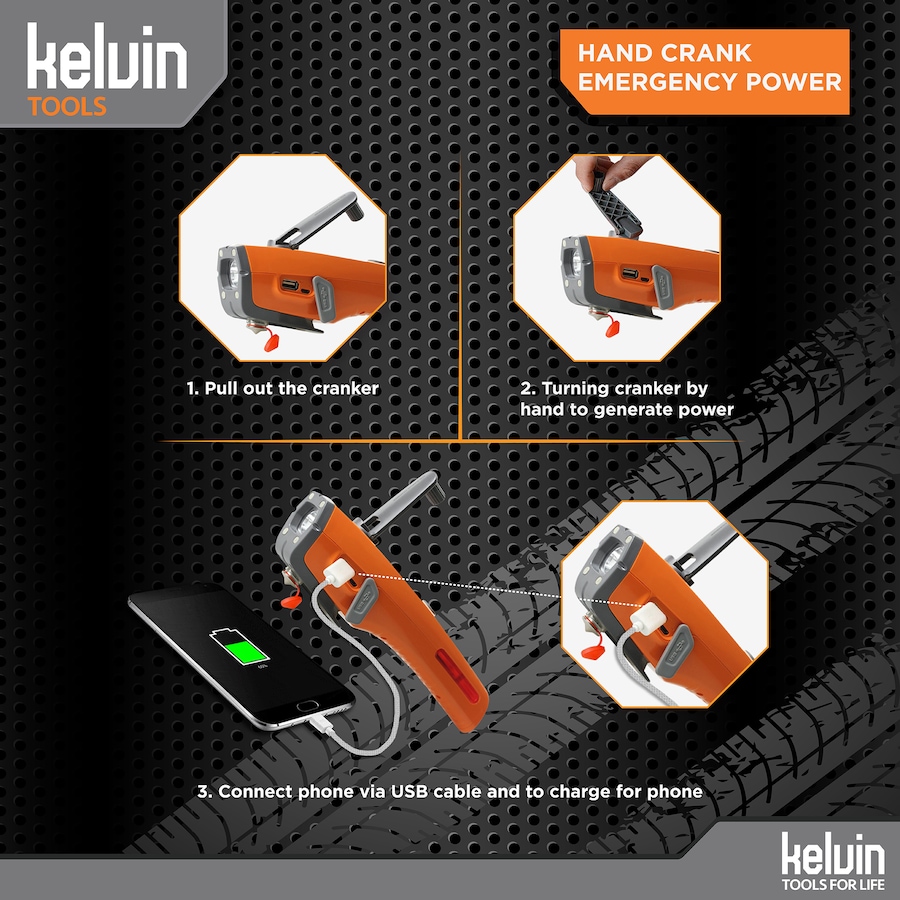Image 486818_ALTMORE10.jpg, Product 486-818 / Price $59.99, Kelvin Automotive Emergency Multi-Tool from Kelvin on TSC.ca's Home & Garden department
