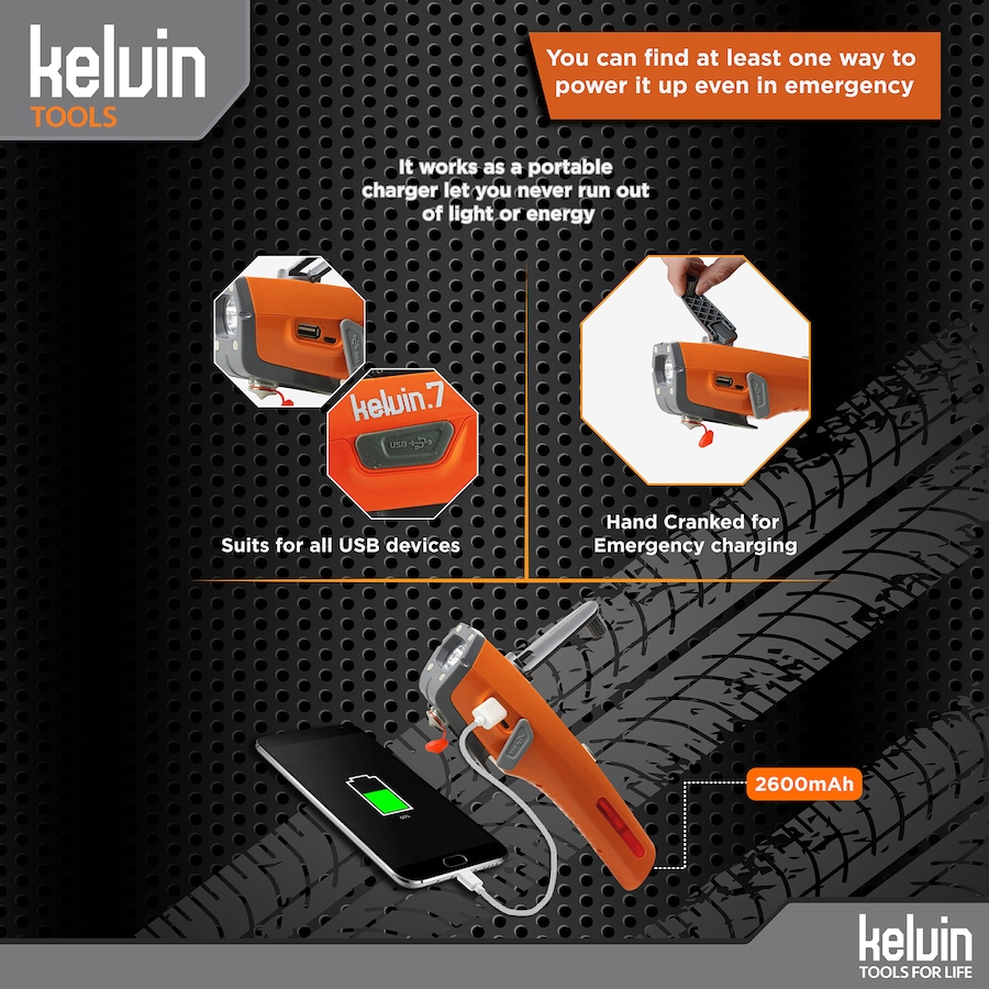 Image 486818_ALTMORE11.jpg, Product 486-818 / Price $59.99, Kelvin Automotive Emergency Multi-Tool from Kelvin on TSC.ca's Home & Garden department