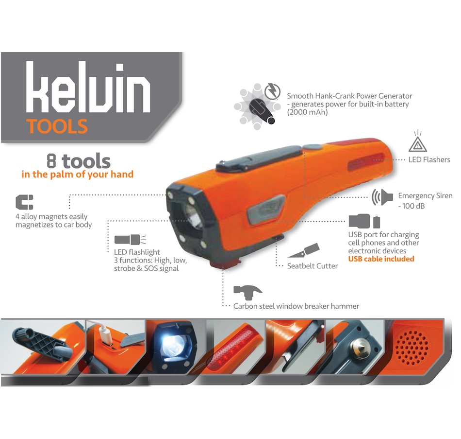 Men's Shop - Tools & Machines - Kelvin Automotive Emergency Multi-Tool ...