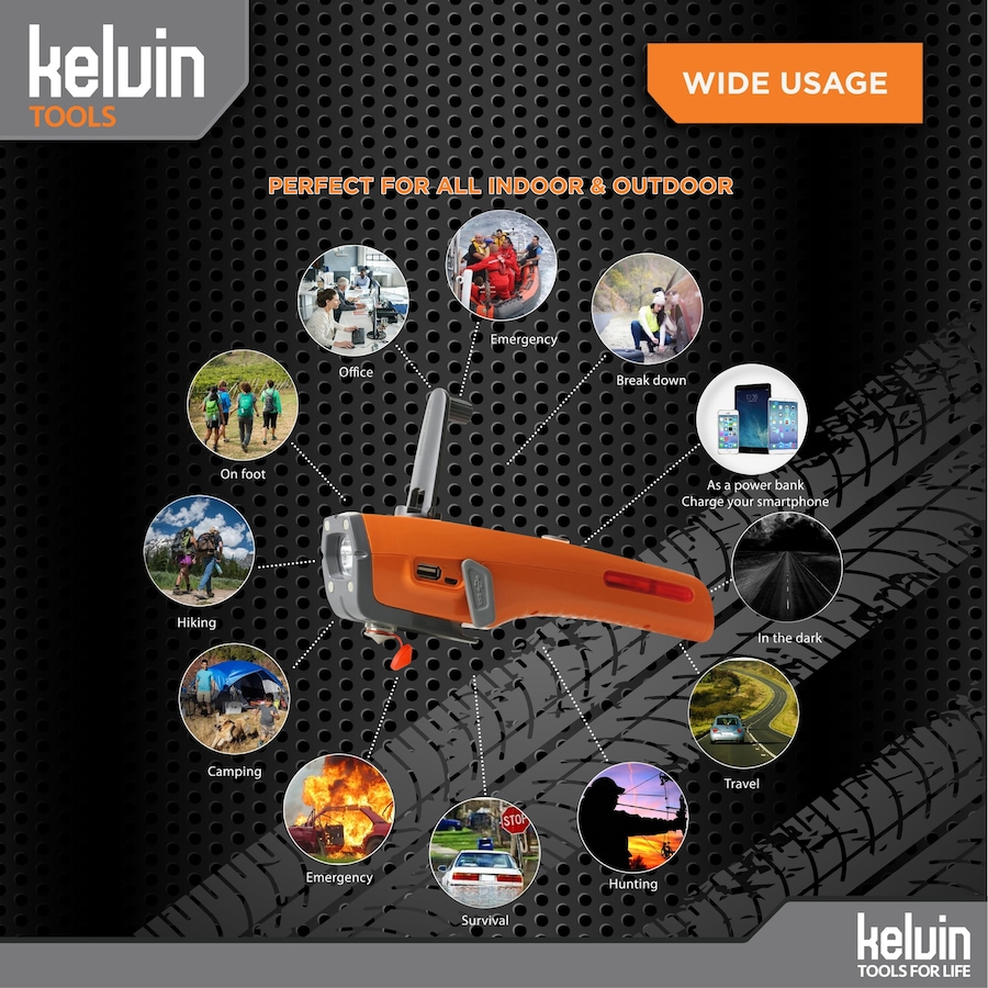 Image 486818_ALTMORE9.jpg, Product 486-818 / Price $59.99, Kelvin Automotive Emergency Multi-Tool from Kelvin on TSC.ca's Home & Garden department