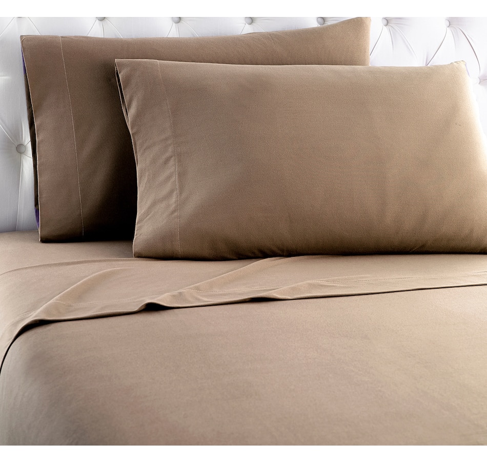 Image 486900_HAZ.jpg, Product 486-900 / Price $34.88 - $79.99, Home Suite Micro Flannel 6-Piece Sheet Set from Home Suite on TSC.ca's Home & Garden department