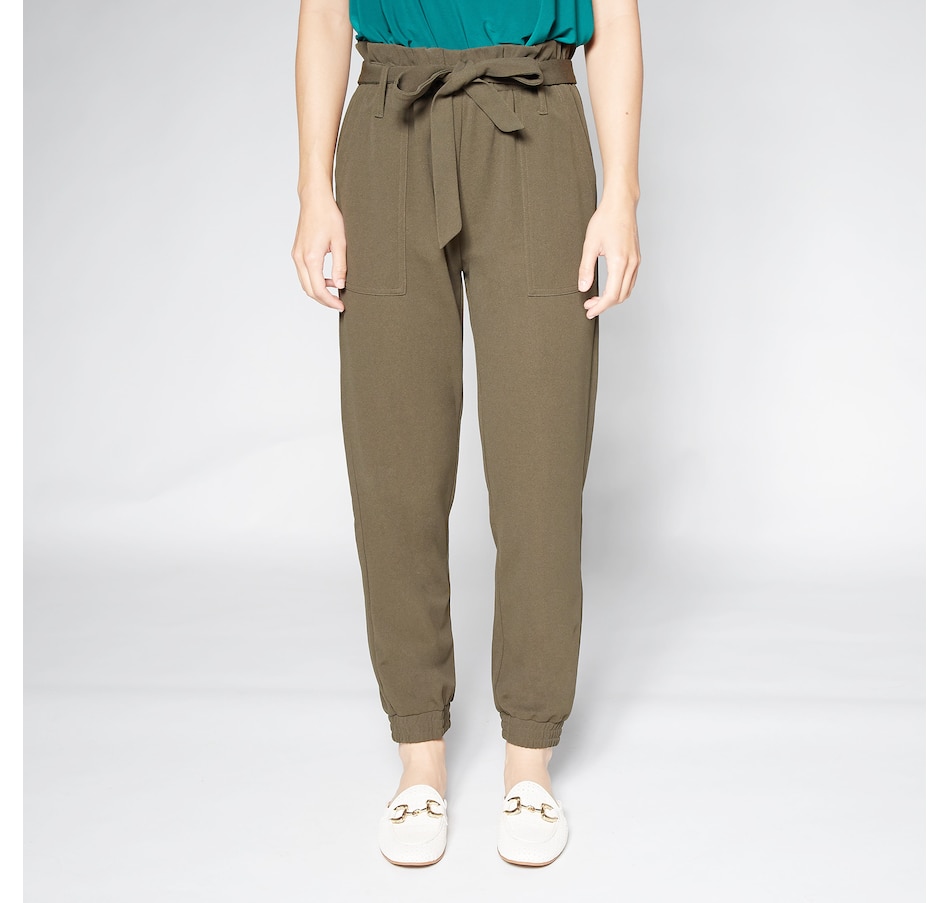 Layered Chiffon Scoop Neck Beaded Pantsuit Coral main image 1