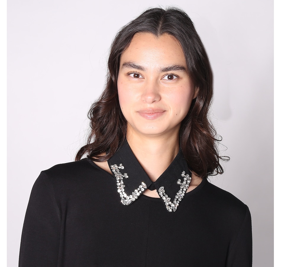 Image 486947_BLK.jpg, Product 486-947 / Price $29.99, Red Coral Embellished Dickie Collar from Red Coral Fashions on TSC.ca's Fashion department