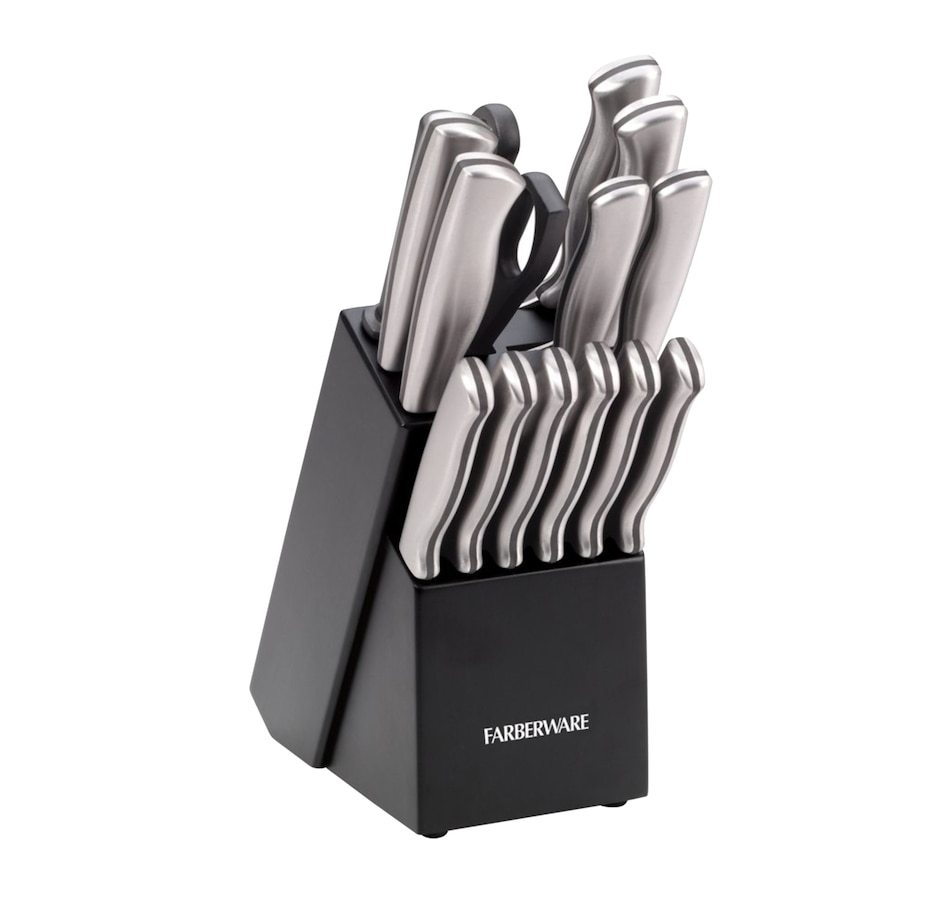 Image 486977.jpg, Product 486-977 / Price $44.99, Farberware 15-Piece Stainless Steel Cutlery Set from Farberware on TSC.ca's Kitchen department