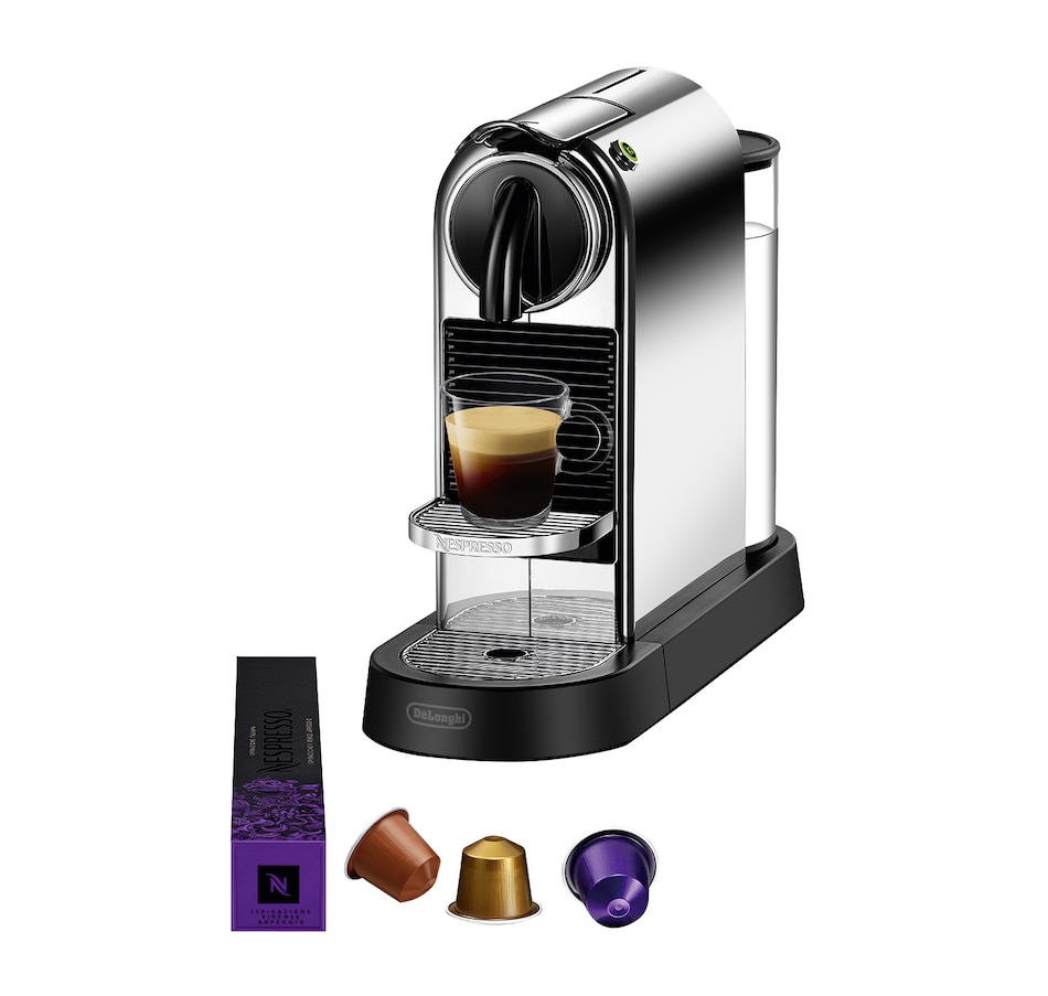 Image 487009_CME.jpg, Product 487-009 / Price $289.00, Nespresso CitiZ Espresso Machine by De'Longhi with $50 Coffee Credit from Nespresso on TSC.ca's Kitchen department