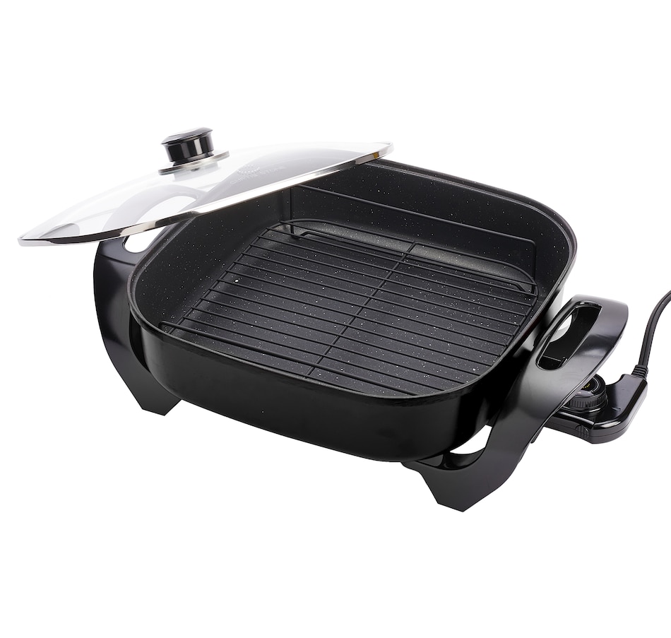 Image 487036_BLK.jpg, Product 487-036 / Price $44.88, Curtis Stone 5-Quart 12" x 12" Dura-Electric Non-Stick Skillet from Curtis Stone on TSC.ca's Kitchen department