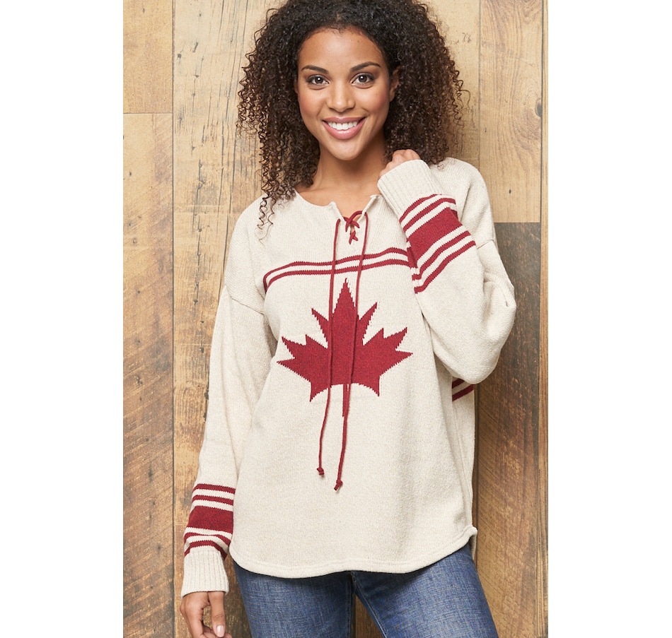 Clothing & Shoes - Tops - Sweaters & Cardigans - Pullovers - Canadiana ...