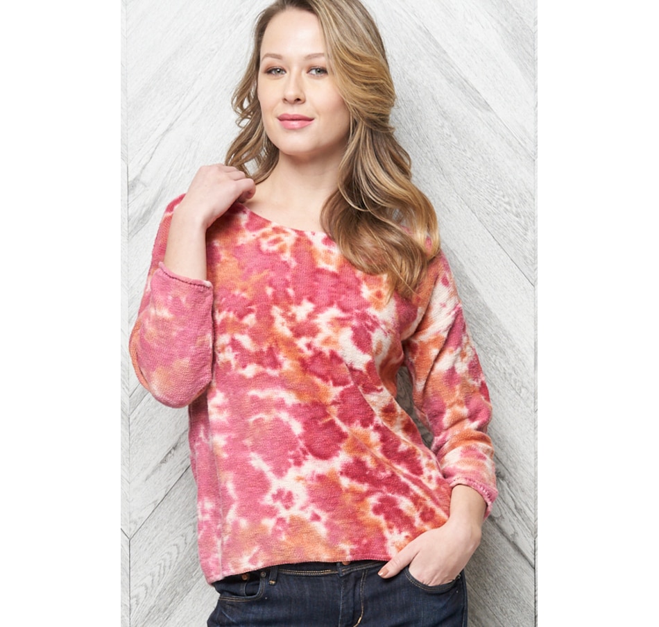 Image 487062_PUMCH.jpg, Product 487-062 / Price $59.33, Cotton Country by Parkhurst Marbled Dominique Pullover from Parkhurst on TSC.ca's Fashion department