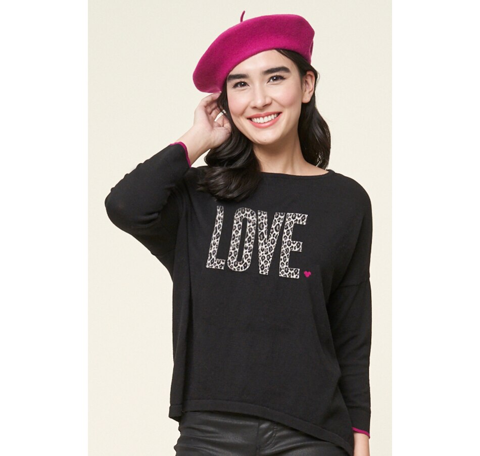 Image 487067_BLK.jpg, Product 487-067 / Price $49.33, Parkhurst Love Sweater from Parkhurst on TSC.ca's Fashion department