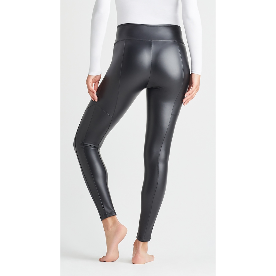 Image 487103_ALTMORE2.jpg, Product 487-103 / Price $34.33, Faux Leather Legging With Front & Back Seams from yummie on TSC.ca's Fashion department