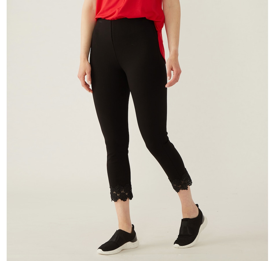 Clothing & Shoes - Bottoms - Pants - Bellina Pull On Crop Ponte