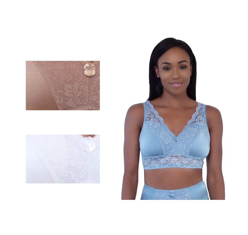 Image 487201_SICWH.jpg, Product 487-201 / Price $34.33, Rhonda Shear 3-Pack Pin Up Moisture Wicking Bra from Rhonda Shear Shapewear on TSC.ca's Fashion department