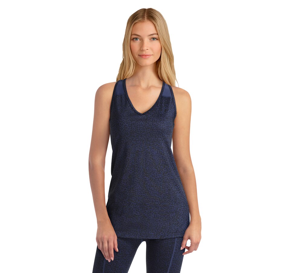 Image 487217_NVDT.jpg, Product 487-217 / Price $14.33, H Halston Studio High Compression Racerback Tank from H Halston on TSC.ca's Fashion department