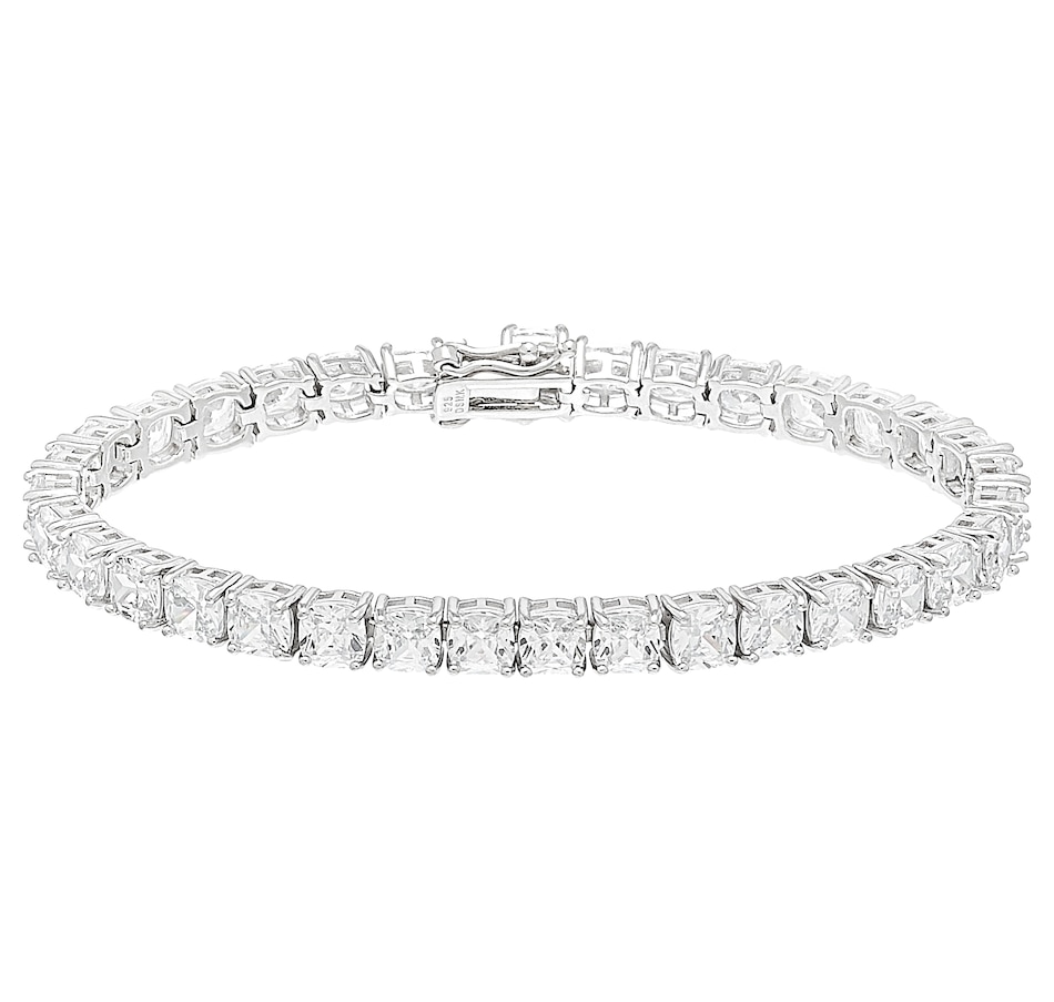 Image 487977_CUSHI.jpg, Product 487-977 / Price $49.33, Deborah Freund Designs Sterling Silver Multi Shape Linear Cubic Zirconia Bracelet from Deborah Freund Designs on TSC.ca's Jewellery department