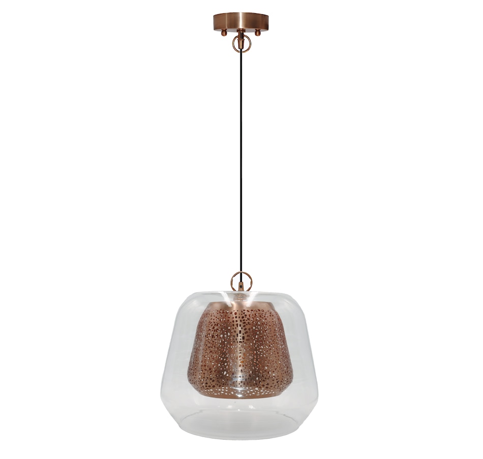Image 488050.jpg, Product 488-050 / Price $139.88, River of Goods Genevieve Schoolhouse 1-Light Glass Pendant from River of Goods on TSC.ca's Home & Garden department