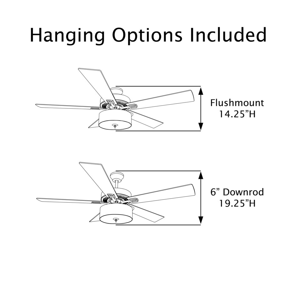 Image 488070_ALTMORE5.jpg, Product 488-070 / Price $296.99, River of Goods Iza Black 4-Blade LED Ceiling Fan on TSC.ca's Home & Garden department