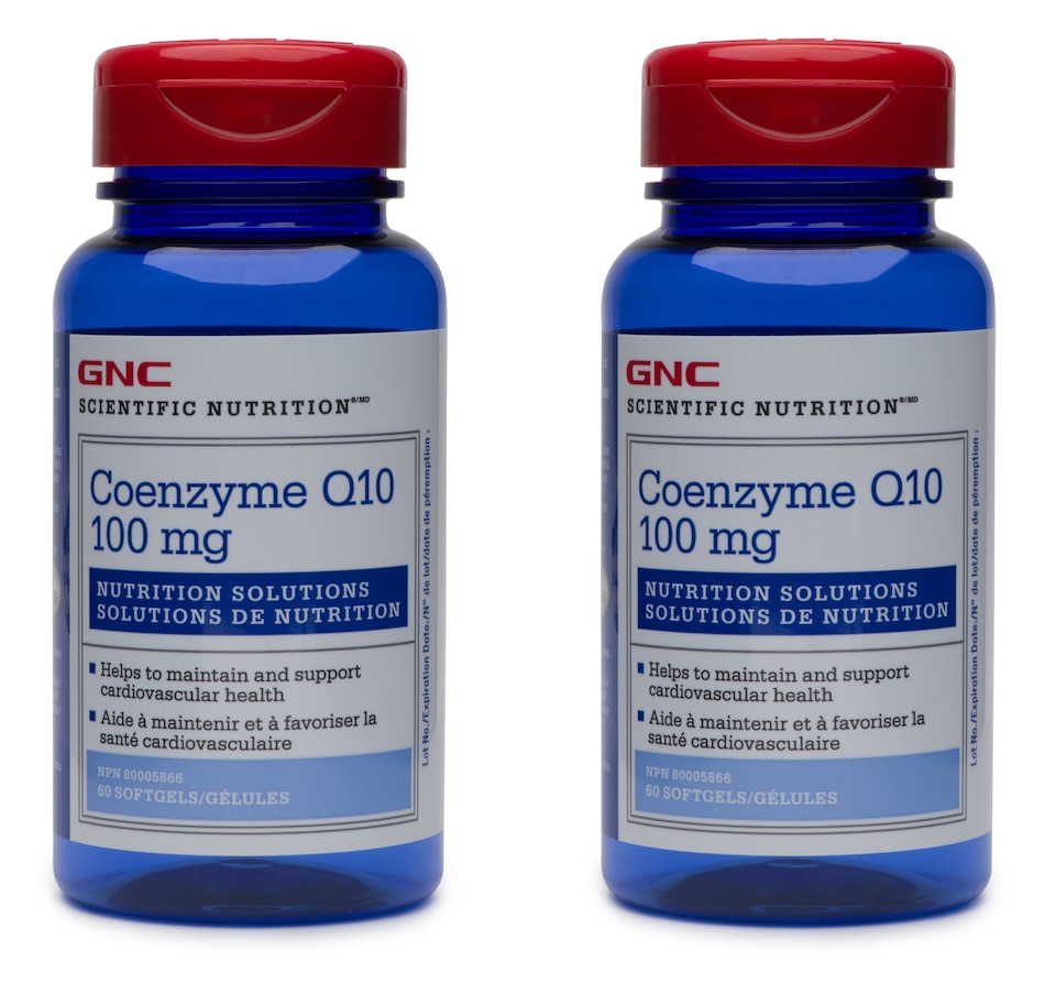Image 488846.jpg, Product 488-846 / Price $79.49, GNC Scientific Nutrition Coenzyme Q10 100mg Twin Pack from GNC on TSC.ca's Health & Fitness department