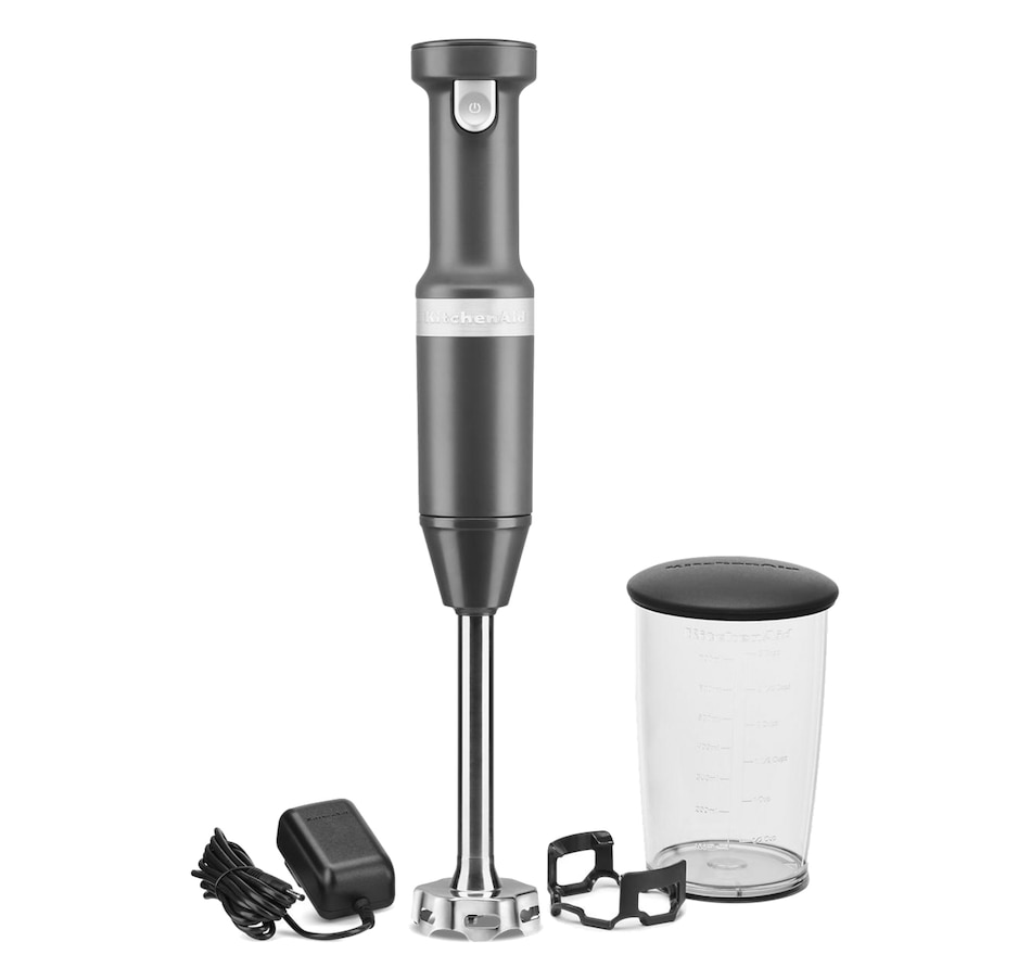Image 489030_MATGR.jpg, Product 489-030 / Price $179.99, KitchenAid Cordless Variable Speed Hand Blender from KitchenAid on TSC.ca's Kitchen department