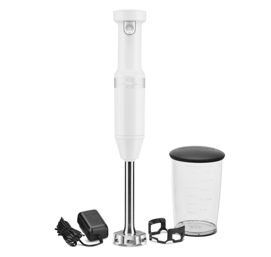 Image 489030_WHT.jpg, Product 489-030 / Price $179.99, KitchenAid Cordless Variable Speed Hand Blender from KitchenAid on TSC.ca's Kitchen department