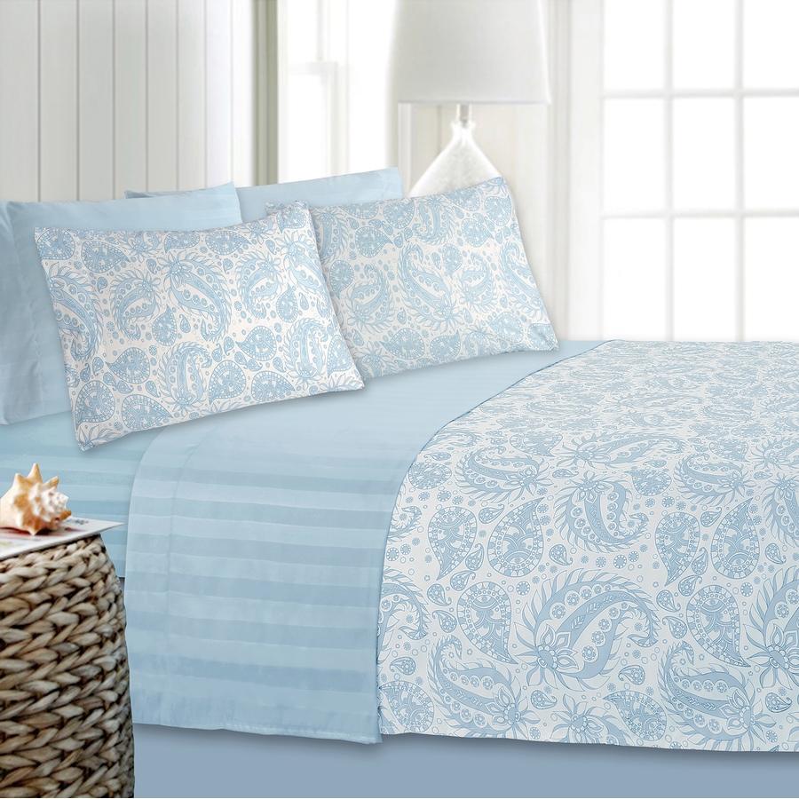 Image 489062_BLU.jpg, Product 489-062 / Price $29.33, St. Clair 2-Pack Sheet Set from St. Clair Bedding on TSC.ca's Home & Garden department