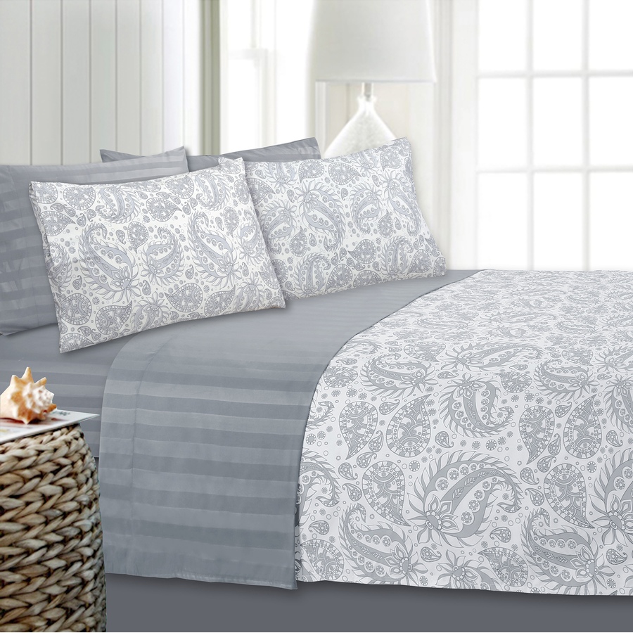 Image 489062_GRY.jpg, Product 489-062 / Price $29.33, St. Clair 2-Pack Sheet Set from St. Clair Bedding on TSC.ca's Home & Garden department