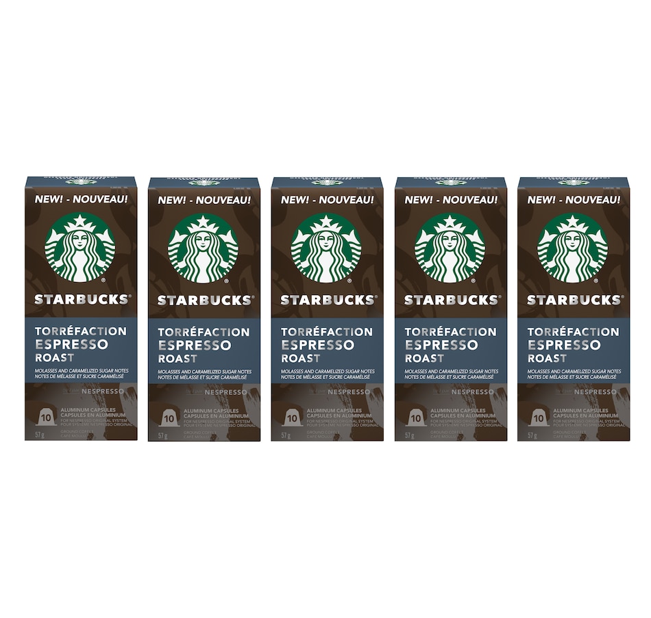 Image 489076.jpg, Product 489-076 / Price $44.99, Starbucks by Nespresso Espresso Roast (50 Capsules) from Starbucks on TSC.ca's Kitchen department
