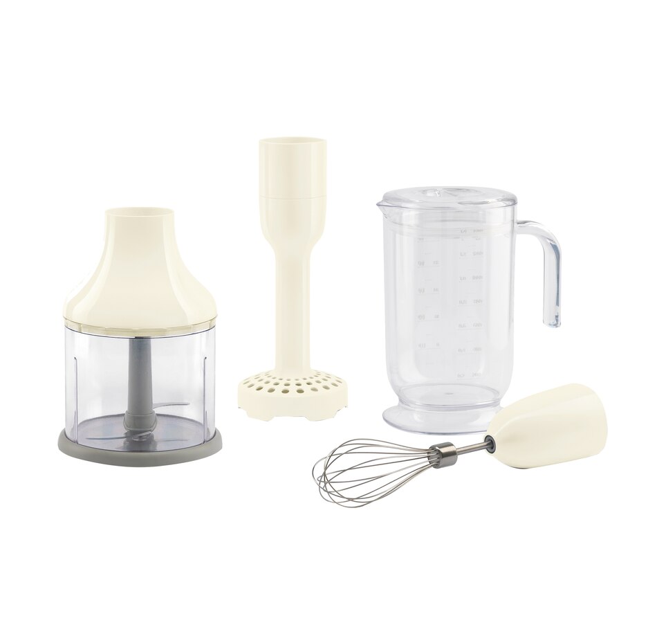 Image 489194_CRM.jpg, Product 489-194 / Price $99.99, SMEG 4-Piece Accessory Set for 50's Retro Style Hand Blender from Smeg on TSC.ca's Kitchen department