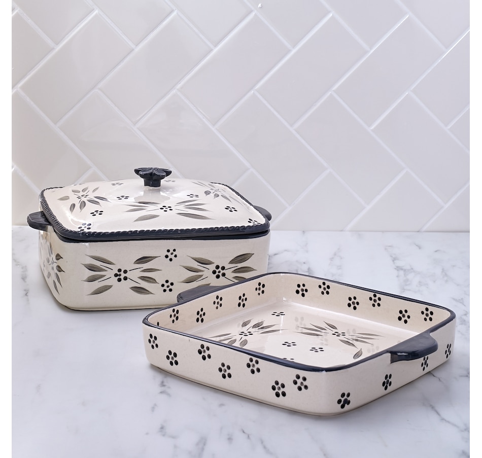 Image 489320_ODWGR.jpg, Product 489-320 / Price $46.88, temp-tations Square Bakers with Swing Lid (Set of 2) from temp-tations on TSC.ca's Kitchen department