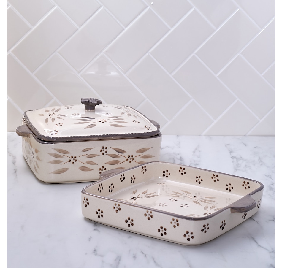 Image 489320_OWTPE.jpg, Product 489-320 / Price $46.88, temp-tations Square Bakers with Swing Lid (Set of 2) from temp-tations on TSC.ca's Kitchen department