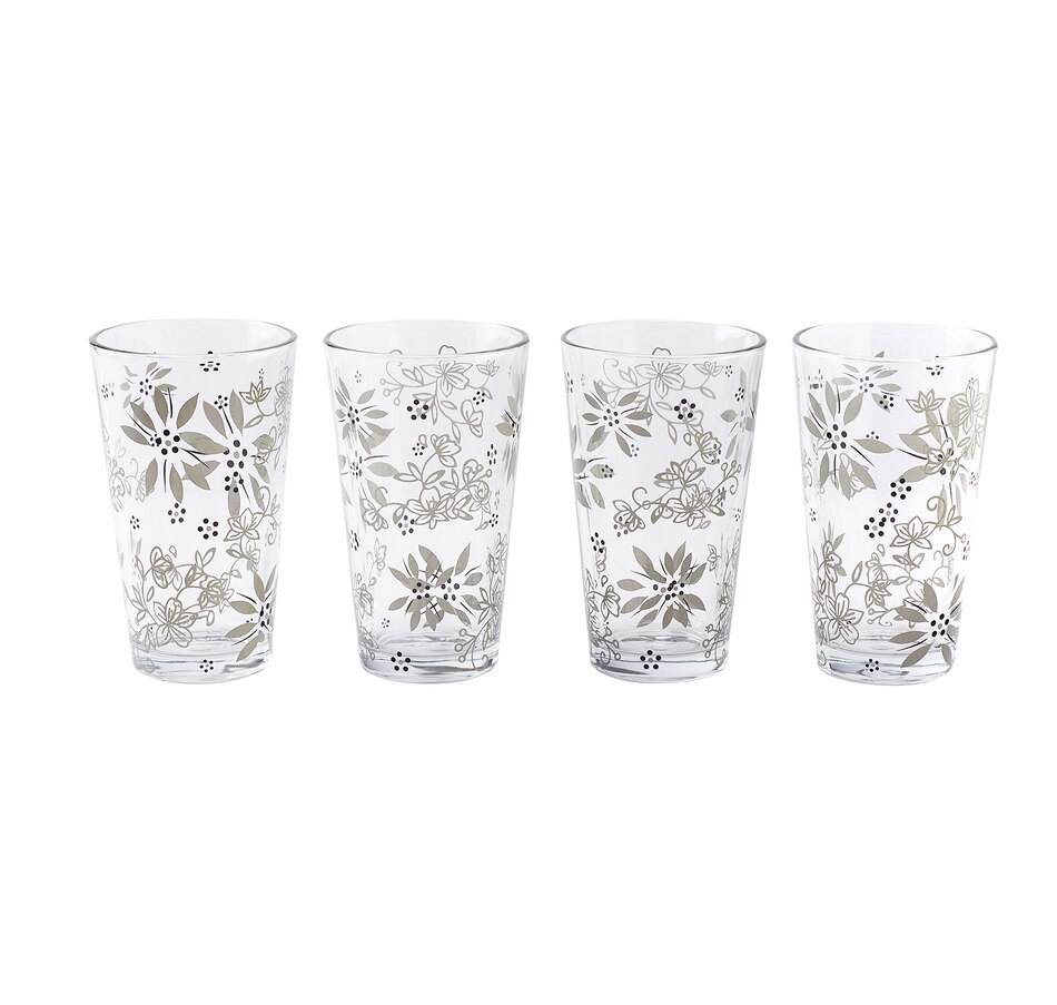 Kitchen Tabletop & Bar Glassware temptations Glasses (Set of 4