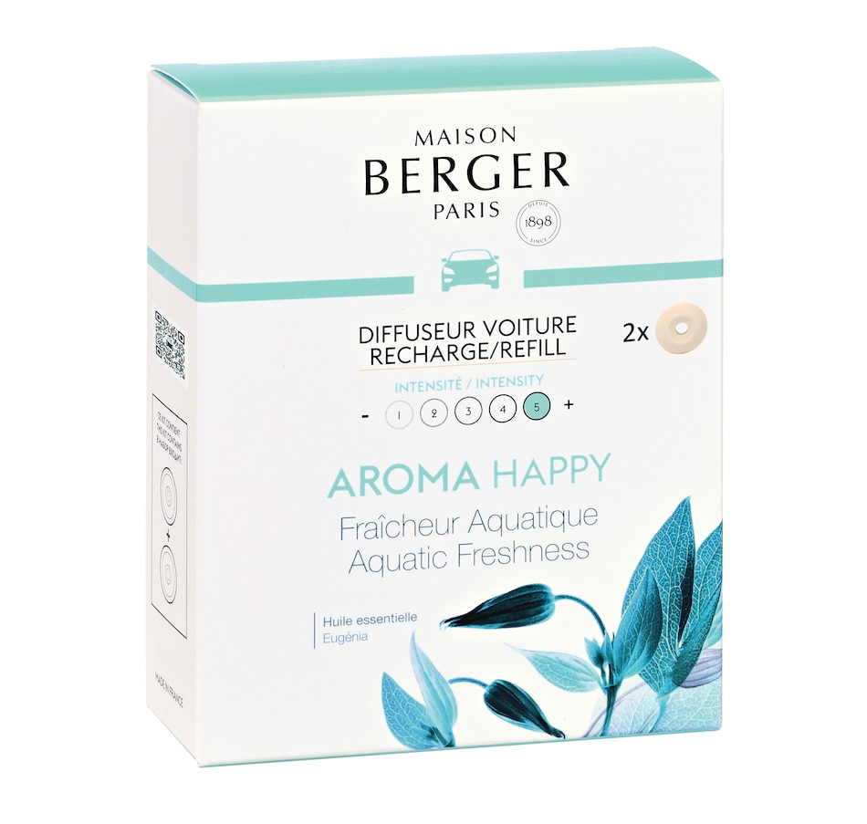 Image 489363_HAPPY.jpg, Product 489-363 / Price $12.00, Maison Berger Paris Car Diffuser Refill (2-Pack) from Maison Berger on TSC.ca's Home & Garden department