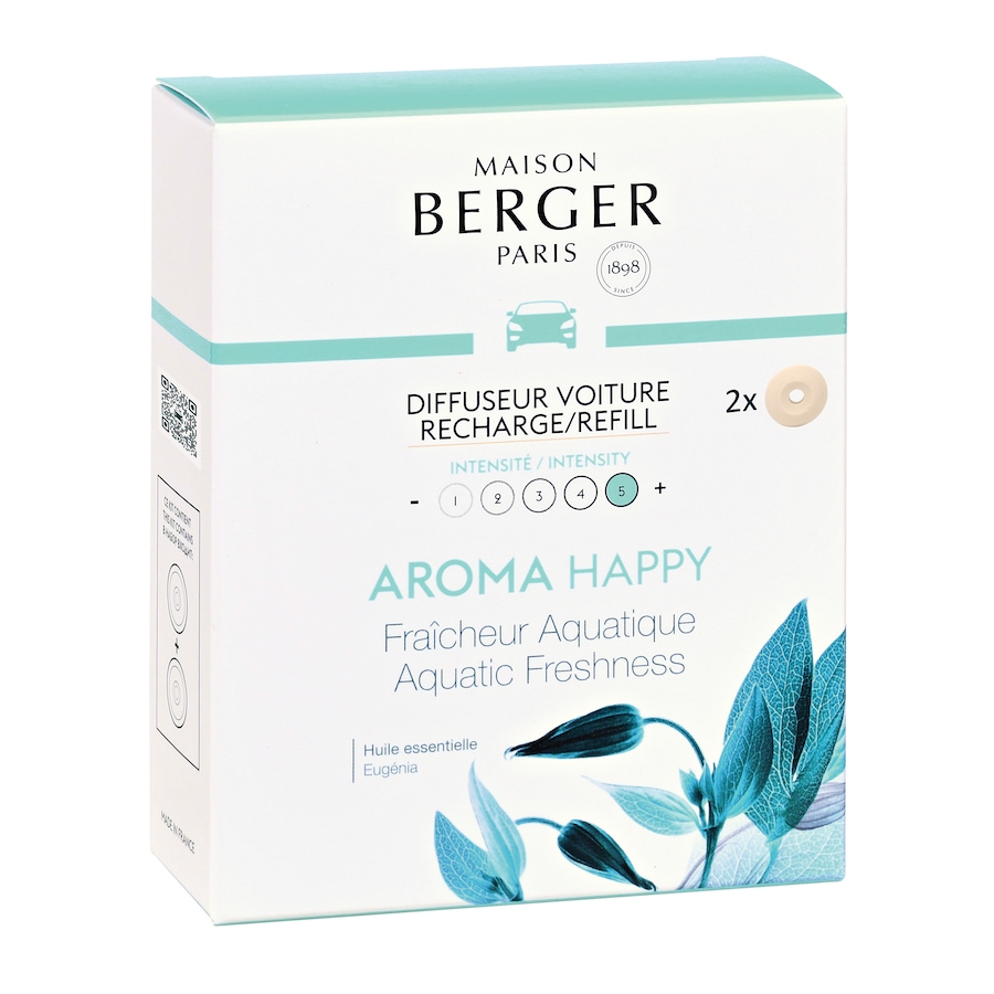 Image 489363_HAPPY.jpg, Product 489-363 / Price $12.00, Maison Berger Paris Car Diffuser Refill (2-Pack) from Maison Berger on TSC.ca's Home & Garden department