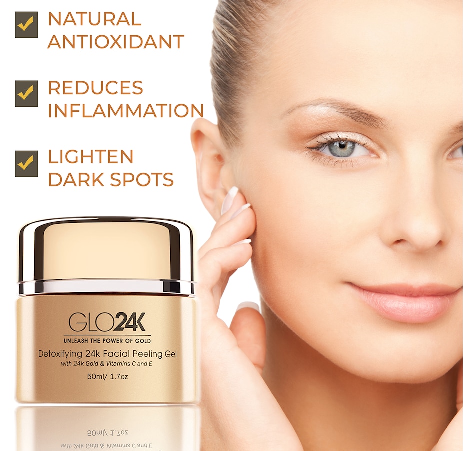 Image 489411_ALTMORE3.jpg, Product 489-411 / Price $75.00, Glo24K Detoxifying 24K Facial Peeling Gel from GLO24k on TSC.ca's Beauty department