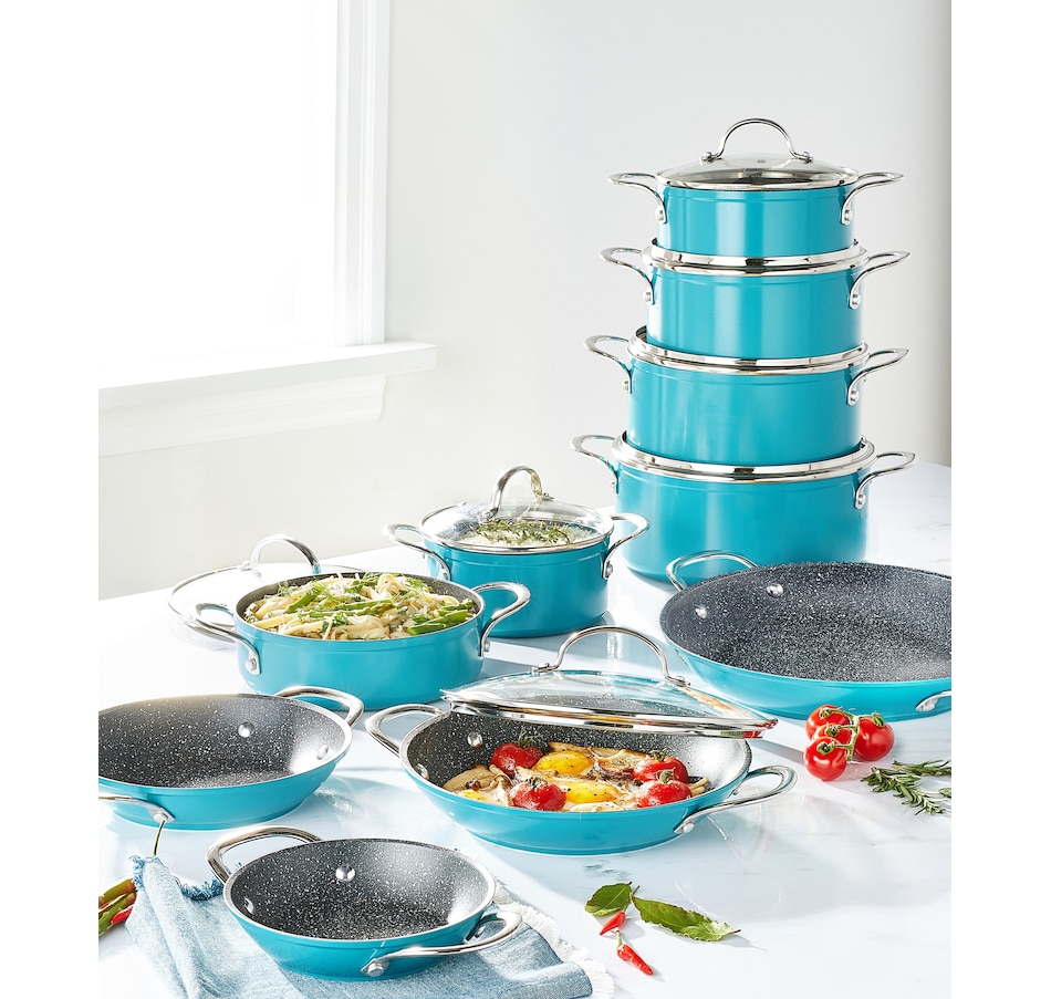 Curtis Stone 17 Piece Cookware Sets